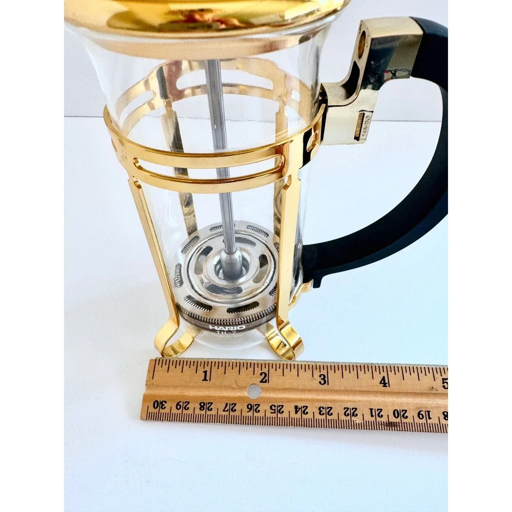 Hario TH-2 Gold French Press Coffee Maker 2 Cup Made in Japan‎ Glass